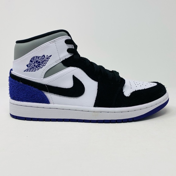 Jordan Women’s 1 Mid SE Purple Retro Sneaker - Picture 6 of 6
